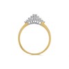 9ct Gold Diamond Cluster Ring - 1/3ct - D6089 Alternative Image