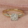 9ct Gold Diamond Starburst Cluster Ring - 36pts - D6092 Alternative Image