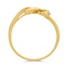 9ct Diamond-Set Heart Knot Ring - D6096 Alternative Image