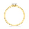 9ct Rounded-Square Diamond Cluster Ring - D6098 Alternative Image