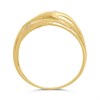 9ct Gold Diamond Open Strand Band Ring - D61159 Alternative Image