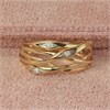 9ct Gold Diamond Open Strand Band Ring - D61159 Alternative Image