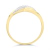 9ct Gold Diamond Curve Ring - D61161 Alternative Image