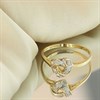 9ct Gold Diamond Knot Ring - D6134 Alternative Image