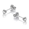 Love It! 9ct White Gold Diamond Solitaire Stud Earrings - 10pts per pair - D62325 Alternative Image