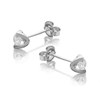 Love It! 9ct White Gold Diamond Solitaire Stud Earrings - 1/4ct per pair - D62327 Alternative Image