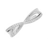 Love It! 9ct White Gold Diamond Kiss Ring - 10pts - D62355 Alternative Image