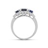 9ct White Gold Sapphire And Diamond Ring - 35pts - D63134 Alternative Image