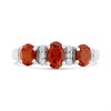 9ct White Gold Citrine And Diamond Ring - 10pts - D63169 Alternative Image