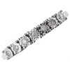 9ct White Gold Diamond Half Eternity Ring - 7pts - D6329 Alternative Image