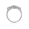 9ct White Gold Rhombus Cluster Ring - 3/4ct - D6343 Alternative Image