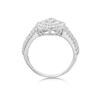9ct White Gold 1 Carat Marquise Cluster Ring - D6377 Alternative Image