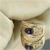 9ct Sapphire And Diamond Ring, 16pts - D6592 Alternative Image