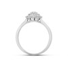 9ct White Gold Diamond Cluster Ring - 1/3ct - D66123 Alternative Image