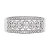 9ct White Gold Diamond Band Ring - 1/4ct - D66124 Alternative Image