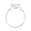 9ct White Gold Round Diamond Cluster Ring, 1ct - D66138 Alternative Image