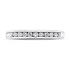 9ct White Gold Diamond Half Eternity Ring - 1/4ct - D66139 Alternative Image