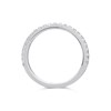 9ct White Gold Diamond Half Eternity Ring - 1/3ct - AGI Certificated - D66143 Alternative Image