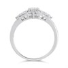 9ct White Gold Diamond Cluster Ring - 3/4ct - D66146 Alternative Image