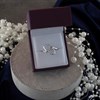 9ct White Gold Diamond Double Heart Ring - 15pts - D66148 Alternative Image