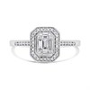 9ct White Gold Diamond Cluster Ring - 28pts - D66195 Alternative Image