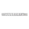 9ct White Gold Diamond Half Eternity Ring - 1/3ct - D66198 Alternative Image