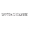 9ct White Gold Diamond Half Eternity Ring - 1/2ct - D66199 Alternative Image
