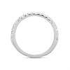 9ct White Gold Diamond Half Eternity Ring - 1/2ct - D66199 Alternative Image