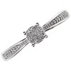 9ct White Gold Diamond Cluster Ring - 8pts - EXCLUSIVE - D6677 Alternative Image
