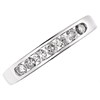 9ct White Gold Diamond Half Eternity Ring - 1/3ct - D6801 Alternative Image