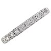 9ct White Gold Diamond Half Eternity Ring - 20pts - D6869 Alternative Image