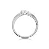 9ct White Gold 1 Carat Diamond Knot Band Ring - D6880 Alternative Image