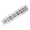 9ct White Gold Diamond Half Eternity Ring - 1/2ct - D71100 Alternative Image