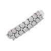 9ct White Gold Two Row Diamond Band Ring - 10pts - D71111 Alternative Image