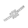 9ct White Gold Diamond  Cluster Ring - 1/2ct - D71155 Alternative Image