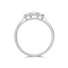 9ct White Gold Diamond Trilogy Ring - 1/3ct - D71163 Alternative Image