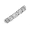 9ct White Gold Diamond Cluster Band Ring - 1/3ct - D71175 Alternative Image