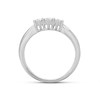 9ct White Gold Diamond Trilogy Ring - 1/4ct - D71180 Alternative Image
