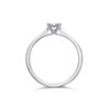 9ct White Gold Diamond Solitaire Ring - 10pts - D71193 Alternative Image
