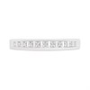9ct White Gold Diamond Half Eternity Ring - 5pts - D71195 Alternative Image
