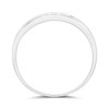 9ct White Gold Diamond Half Eternity Ring - 5pts - D71195 Alternative Image