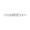 9ct White Gold Diamond Half Eternity Ring - 1/4ct - D71196 Alternative Image