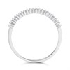 9ct White Gold Diamond Half Eternity Ring - 15pts - D71202 Alternative Image