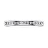 9ct White Gold Diamond Half Eternity Ring - 15pts - D71219 Alternative Image