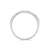 9ct White Gold Diamond Half Eternity Ring - 1/4ct - D71222 Alternative Image
