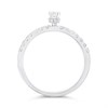 9ct White Gold Diamond Engagement Ring - 1/2ct - D71228 Alternative Image