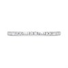 9ct White Gold Diamond Half Eternity Ring - D71241 Alternative Image