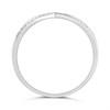 9ct White Gold Diamond-Set Wishbone Ring - D71244 Alternative Image