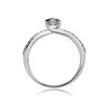 9ct White Gold Diamond Pear Cluster Ring - 1/2ct - D7137 Alternative Image