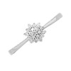 9ct White Gold Diamond Cluster Ring - 10pts - D7151 Alternative Image
